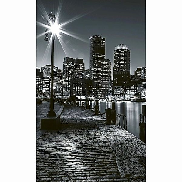Fototapete BOSTON | MS-2-0016 | Schwarz | Digitaldruck auf Vliesträger günstig online kaufen