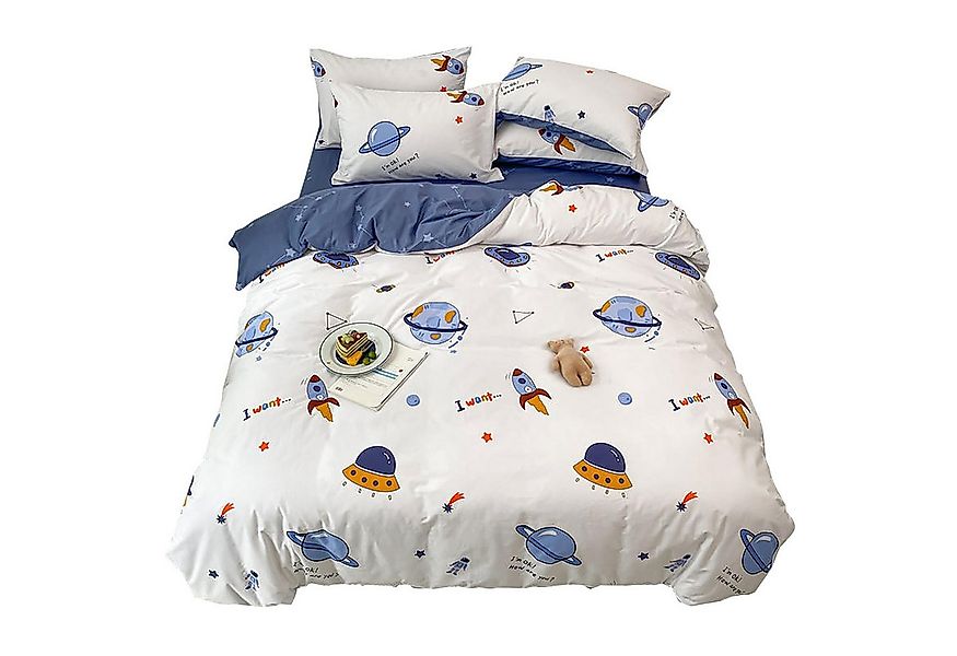 KEAYOO Bettwäsche TKLX, Baumwolle, 2 teilig, 100% Baumwolle Kinderbettwäsch günstig online kaufen