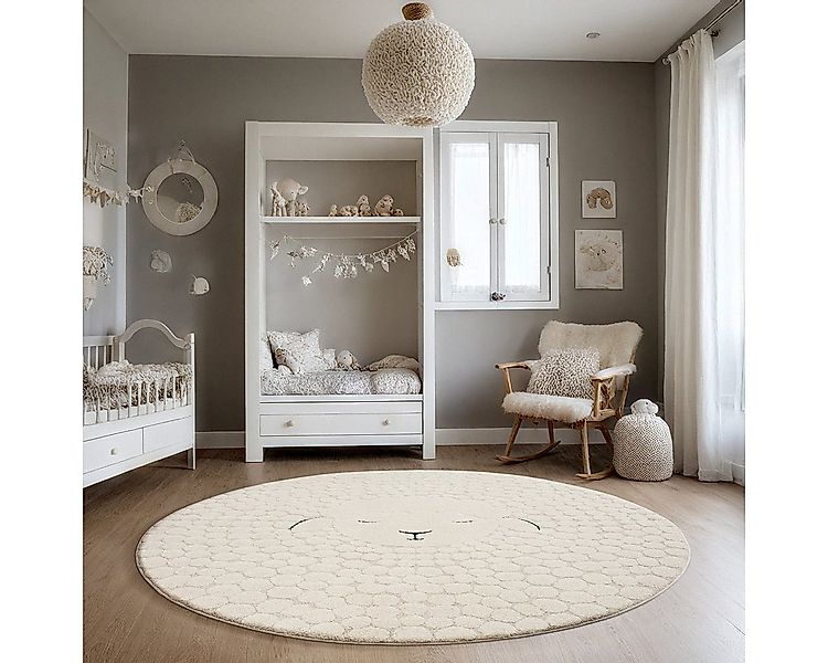 the carpet Teppich Elisa Kids, rund, Höhe: 12 mm, Kids Kinderzimmer Teppich günstig online kaufen