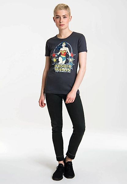 LOGOSHIRT T-Shirt "Wonder Woman – Stars", mit lizenziertem Originaldesign günstig online kaufen