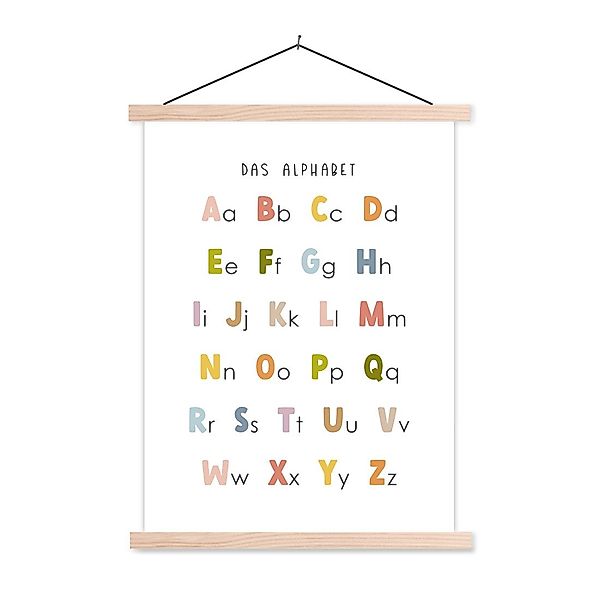 MuchoWow Poster Pädagogisch - Alphabet lernen günstig online kaufen