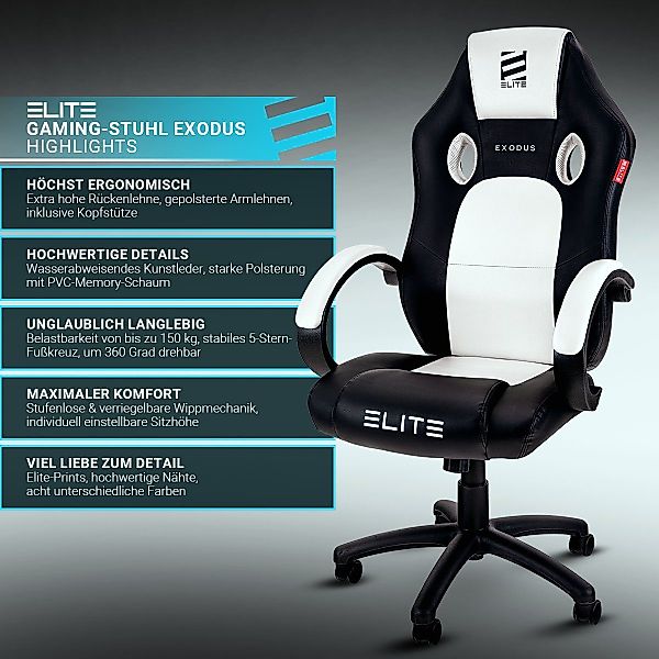 ELITE Gaming Gaming-Stuhl Exodus Gaming Stuhl günstig online kaufen
