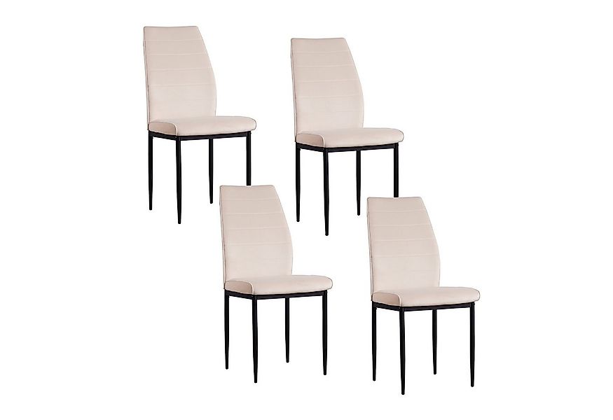 HTI-Living Esszimmerstuhl Stuhl Madison Velvet 4er-Set (Set, 4 St), Esszimm günstig online kaufen