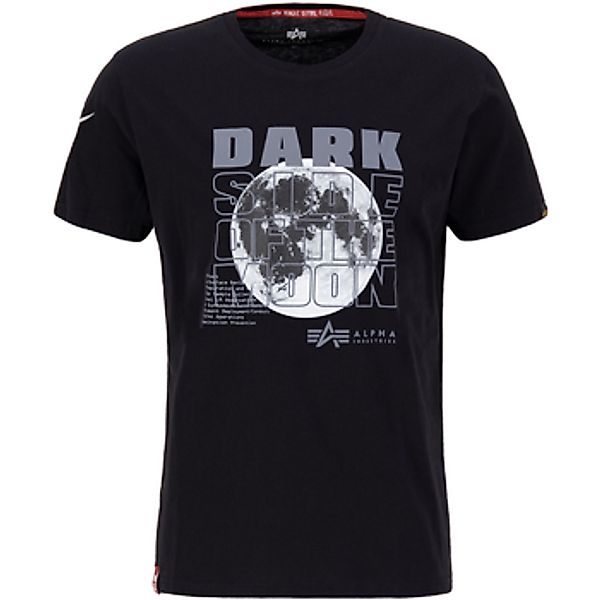 Alpha Industries  T-Shirts & Poloshirts Dark Side T-Shirt - black/reflectiv günstig online kaufen