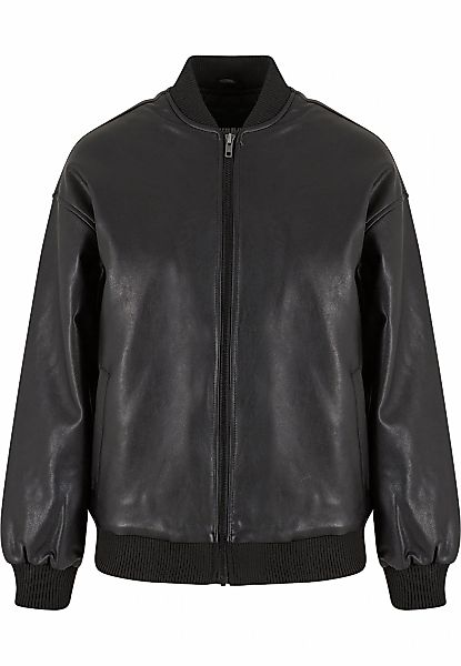 URBAN CLASSICS Lederjacke "Urban Classics Ladies Synthetic Leather Bomber J günstig online kaufen