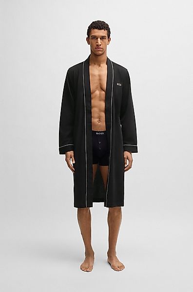 BOSS Morgenmantel Kimono BM, Baumwolle, Kimono-Kragen, günstig online kaufen