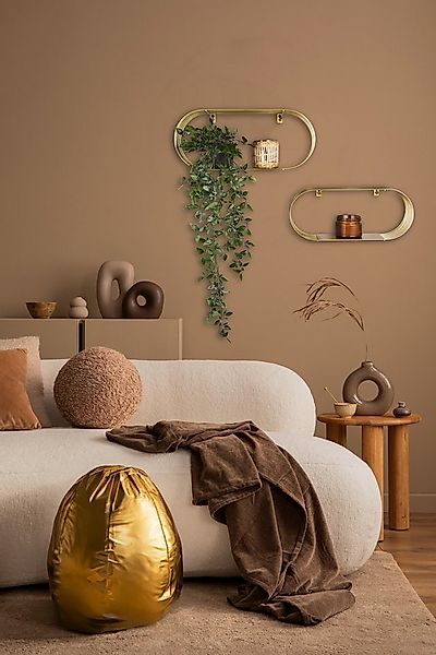 MIRRORS AND MORE Wandregal Joyce, Set 2-tlg., Mit Metallstreben, Wandmontag günstig online kaufen