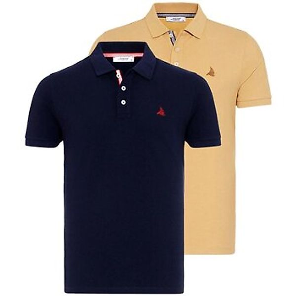 By Diess Collection  Poloshirt BY23FSBNG01-2Pack_Navy-Sand günstig online kaufen
