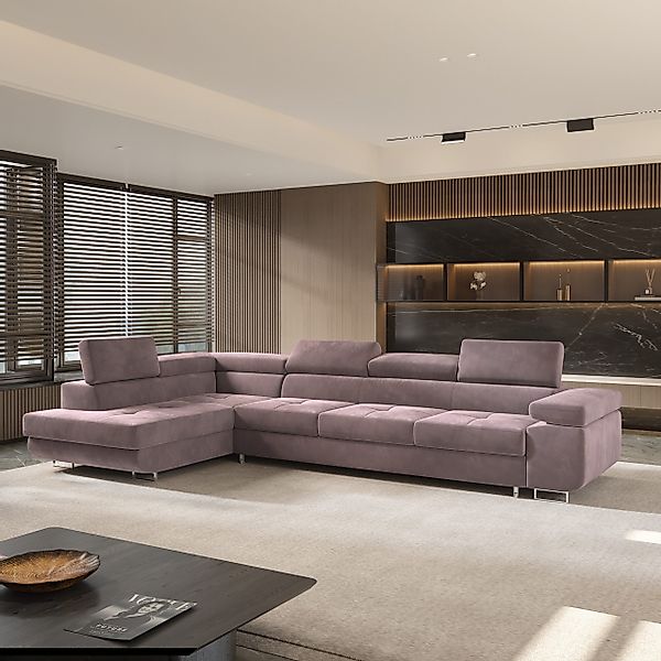 Masseno Ecksofa VICENTE mit Schlaffunktion L-Form, günstig online kaufen