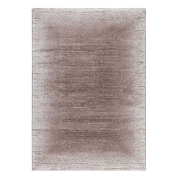 Kurzflor Teppich in Beige modern günstig online kaufen