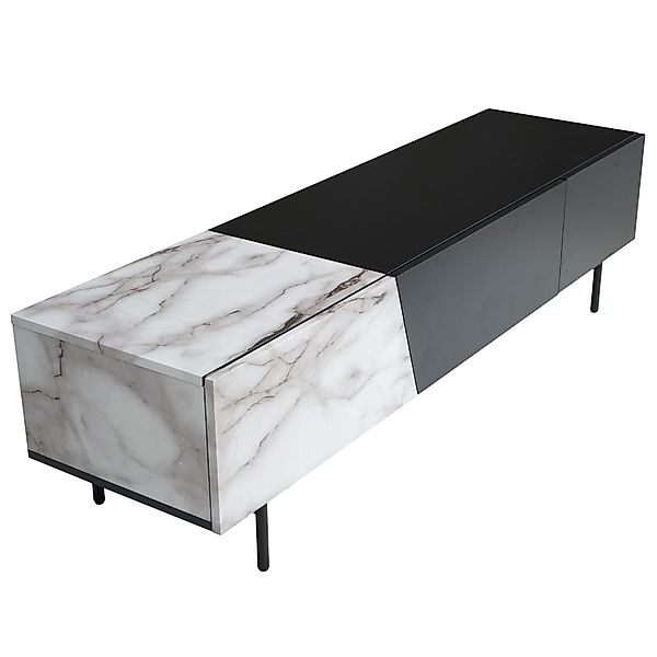 FINEBUY Lowboard FB56049 (TV-Kommode Niedrig, TV-Schrank günstig online kaufen