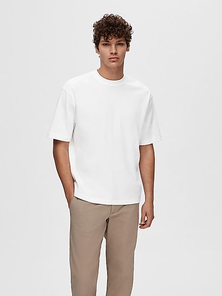SELECTED HOMME Rundhalsshirt SLHLOOSEOSCAR SS O-NECK günstig online kaufen