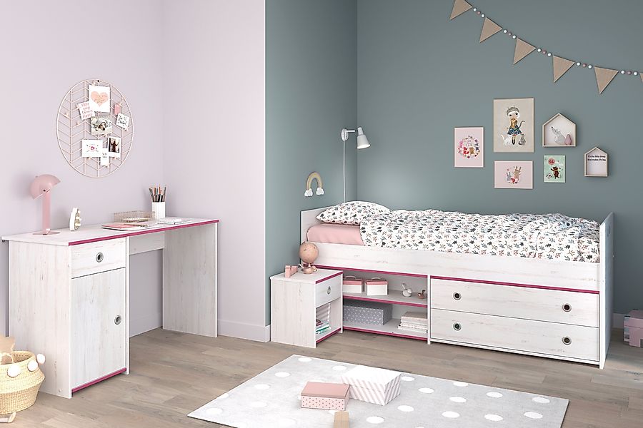 Parisot Jugendzimmer-Set Kinderbett Smoozy 27 Parisot günstig online kaufen