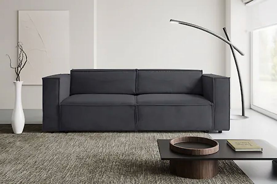 WERK2 Schlafsofa »Kansas Breite 252 cm, mit extragroßer Liegefläche 202x152 günstig online kaufen