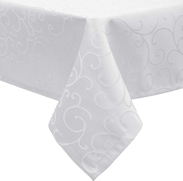 EUGAD Tischdecke (1-tlg), Damast Ornamente, mit Saum, Abwaschbar und Bügelf günstig online kaufen