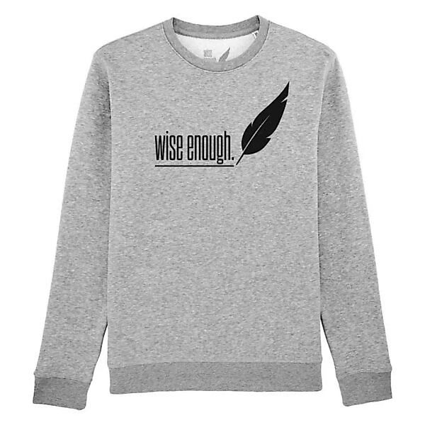Unisex Sweatshirt Wise Enough Logo günstig online kaufen