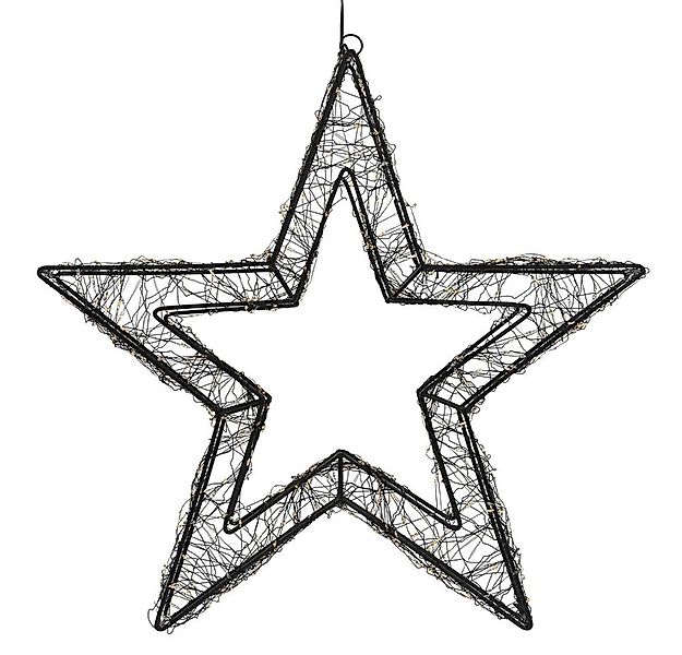 ECD Germany LED Stern Weihnachtsdeko Drahtstern Weihnachtsstern Dekostern f günstig online kaufen