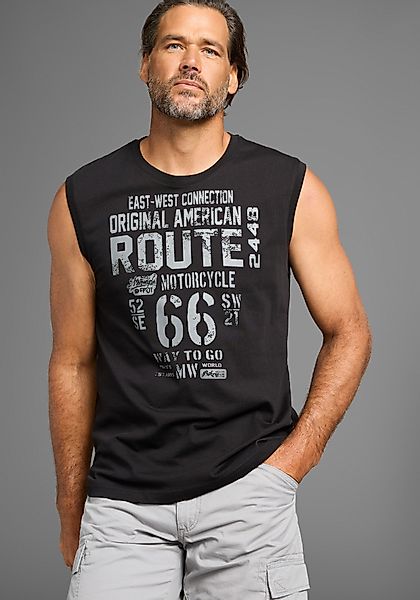 Man's World Muscleshirt (2er-Pack) ärmellos, bedruckt, günstig online kaufen