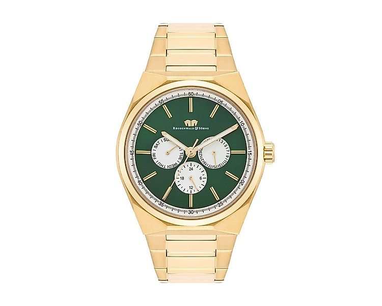 Rhodenwald & Söhne Multifunktionsuhr Cooledge gelbgold, Armband aus Edelsta günstig online kaufen
