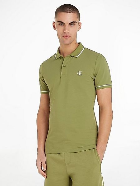 Calvin Klein Jeans Poloshirt TIPPING SLIM POLO mit Logomarkenlabel günstig online kaufen