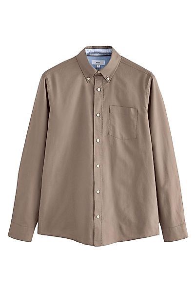 Next Langarmhemd Langärmeliges Oxfordhemd im Slim günstig online kaufen