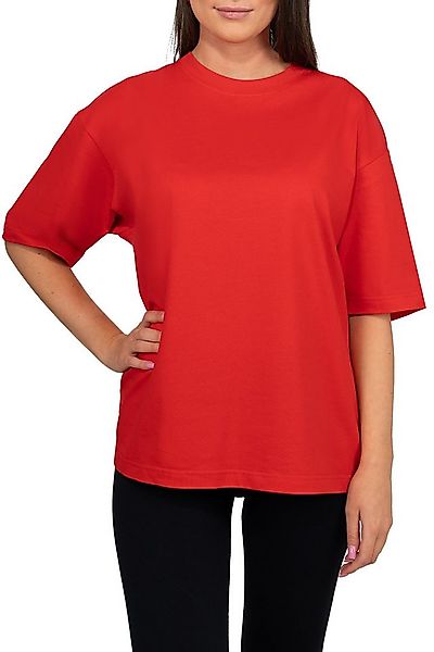 Reichstadt Oversize-Shirt Kurzarm Rundhals Damen T-Shirt 25RSW070 in kräfti günstig online kaufen