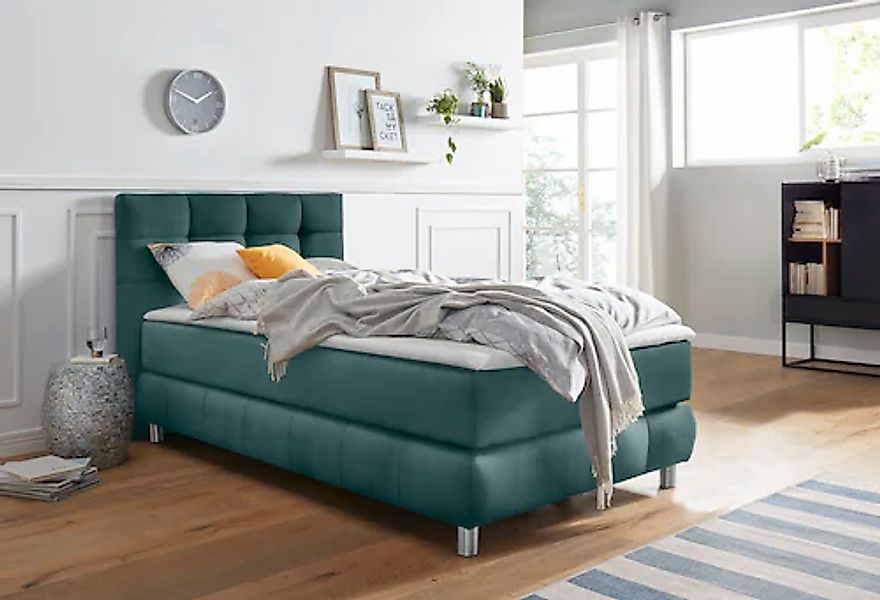 andas Boxspringbett "Salo" incl. Topper, 6 Breiten, 2 Härtegrade, TFK auch günstig online kaufen