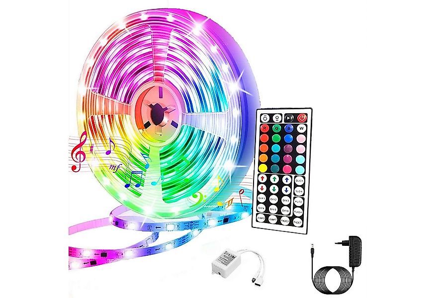 KINSI LED Stripe LED- Streifen, Lichtstreifen, RGB, Lichterketten, 5, 10, 1 günstig online kaufen