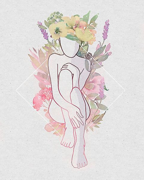 Komar Bild "Bella Vita" Natur 1 Stk. tlg. Wandbild zur Dekoration - ohne Ra günstig online kaufen