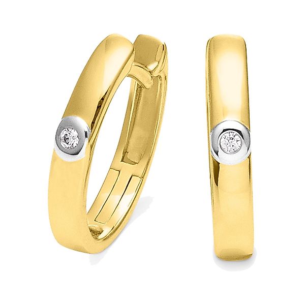Orolino Paar Creolen Gold 585 mit günstig online kaufen