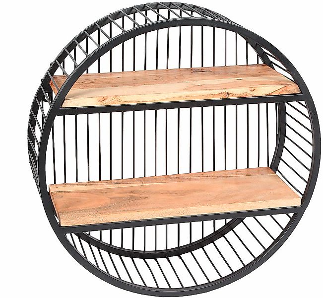 Ambiente Haus Wandregal "Urban rundes Wandregal - (H) 60cm" 1 tlg. günstig online kaufen
