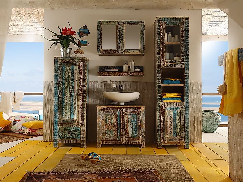massivum Badspiegel Bad Spiegelschrank Blue Lagoon günstig online kaufen