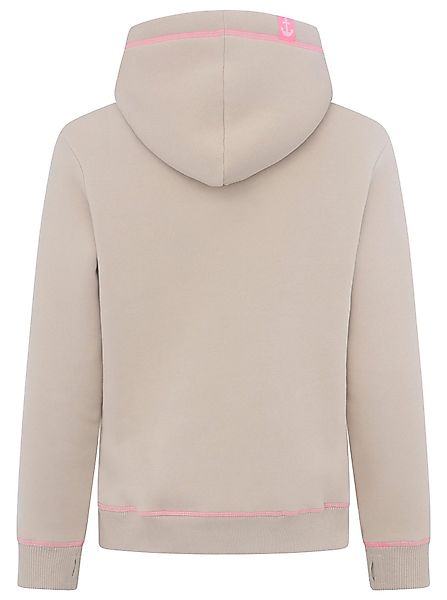 Zwillingsherz Hoodie ""Glücklich am Strand"", mit maritimer Stickerei, Käng günstig online kaufen
