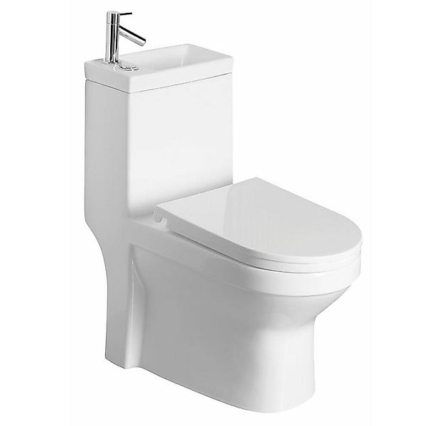 HAK Tiefspül-WC HYGIE Kombi -WC, mit Waschbecken, Spülkasten und WC-Sitz günstig online kaufen