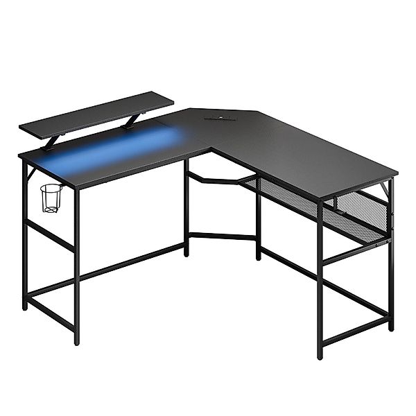Mondeer Eckschreibtisch L-Shape Eckschreibtisch (130*130cm), RGB-Lichtleist günstig online kaufen