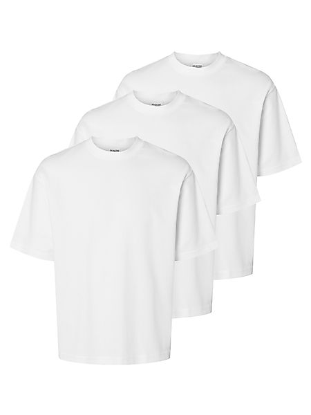 SELECTED HOMME Rundhalsshirt SLHLOOSEOSCAR SS O-NECK günstig online kaufen