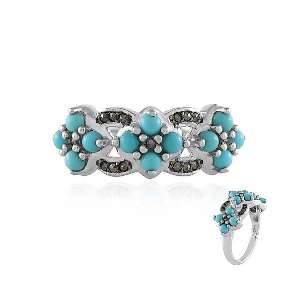 Cavill Silberring Dornröschen Türkis Silber Ring günstig online kaufen