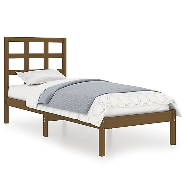 Vidaxl Massivholzbett Honigbraun 100x200 Cm günstig online kaufen