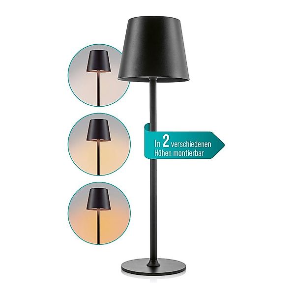 EASYmaxx LED Tischleuchte LED-Tischlampe Metall, schwarz günstig online kaufen