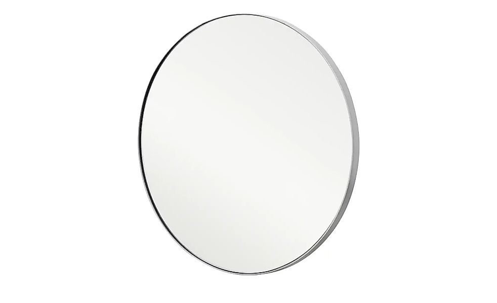 Spiegel  Pannone ¦ silber ¦ Metall,Glas ¦ Maße (cm): T: 2.2  Ø: 40 Garderob günstig online kaufen