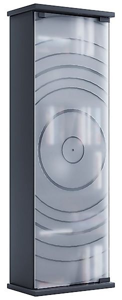 VCM Standregal Holz CD DVD Stand Regal Schrank Glastür Tilano M günstig online kaufen