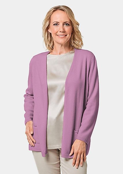 GOLDNER Strickjacke Kurzgröße: Cardigan in langer günstig online kaufen