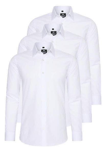 Rusty Neal Langarmhemd "Langarm" im Slim-Fit geschnitten günstig online kaufen