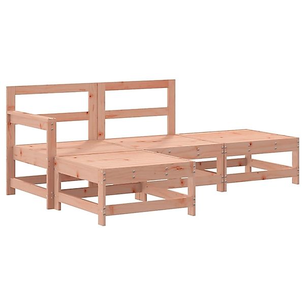vidaXL 4-Tlg Garten-Lounge-Set Massivholz Douglasie 3186492 günstig online kaufen