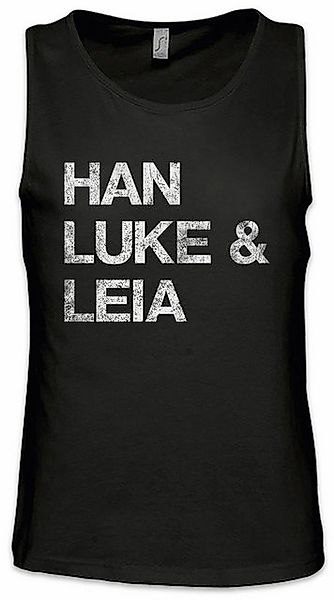 Urban Backwoods Tanktop Han Luke & Leia Ärmelloses T-Shirt Solo Wars X Red günstig online kaufen