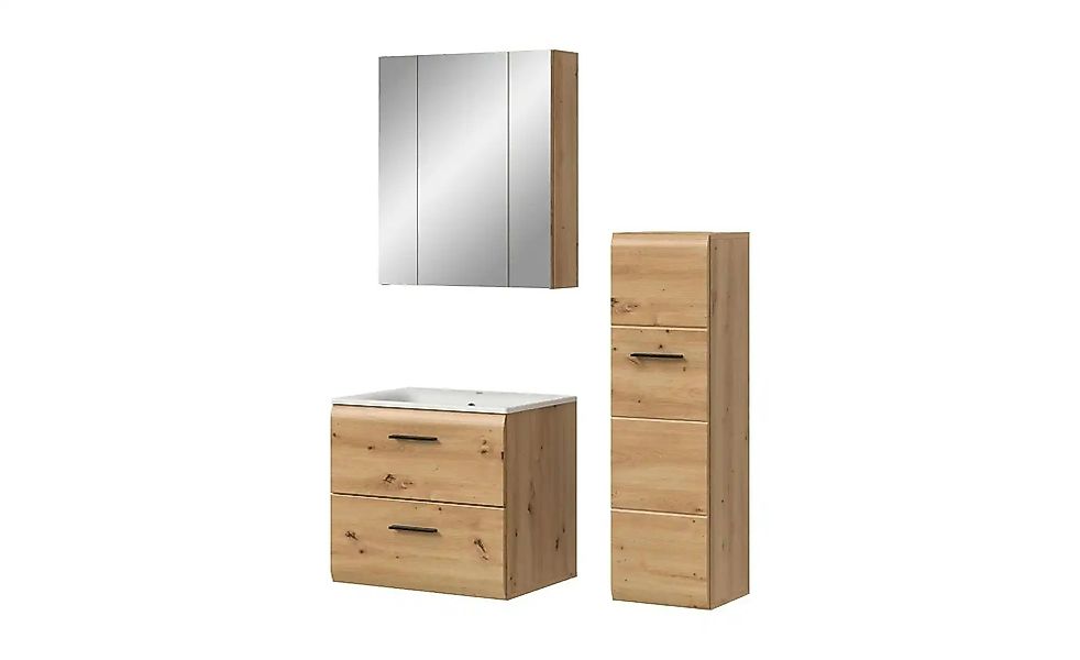 Badkombination  Igelsbachsee ¦ holzfarben ¦ Maße (cm): B: 105 H: 185 Schrän günstig online kaufen