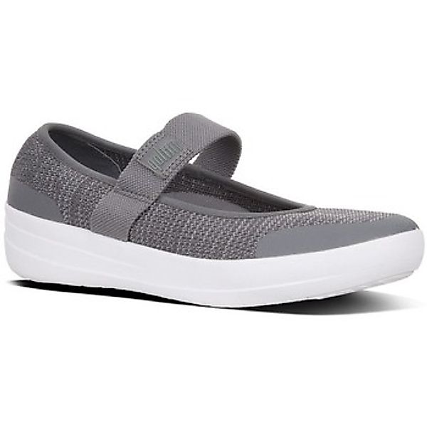 FitFlop  Zehentrenner ÜBERKNIT TM MARY JANES CHARCOAL/METALLIC PEWTER günstig online kaufen