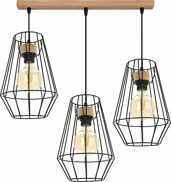 BRITOP LIGHTING Pendelleuchte »ENDORFINA«, 3 flammig, Leuchtmittel E27   oh günstig online kaufen
