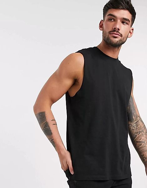 New Look – Trägershirt in Schwarz günstig online kaufen