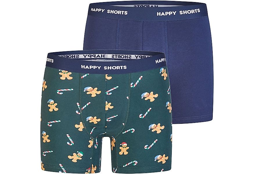 HAPPY SHORTS Trunk 2 Happy Shorts Jersey Trunk Herren Boxershorts Pant Lebk günstig online kaufen